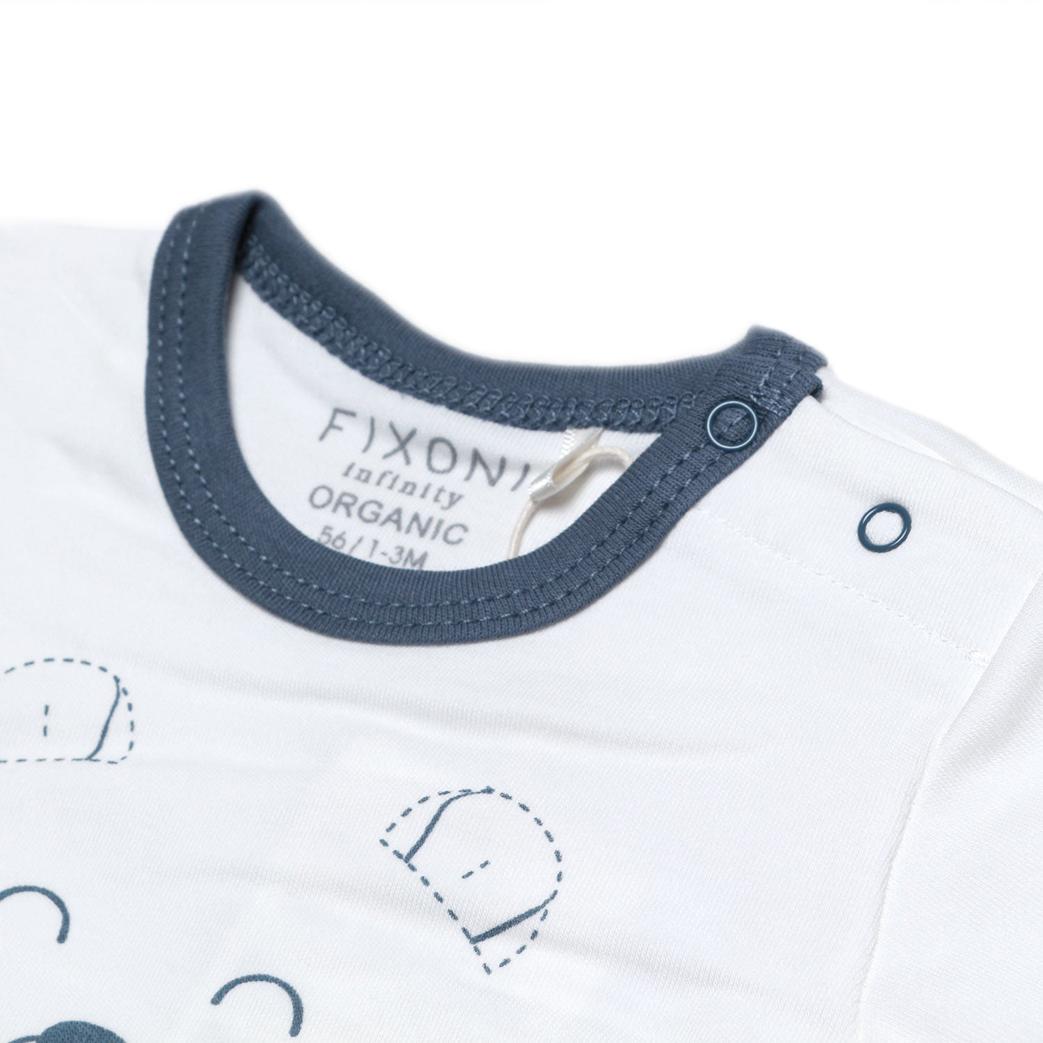 Kurzarm-Body Thorsminde blau