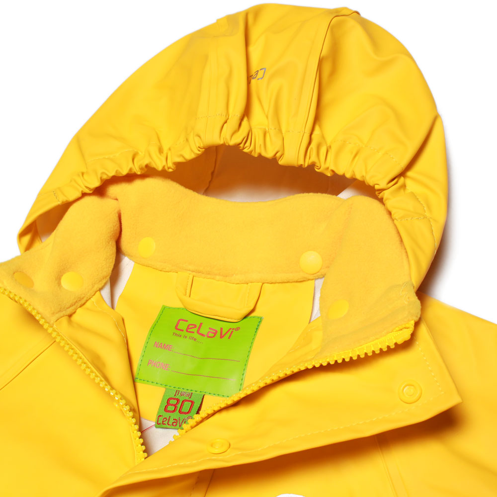 Regenjacke in Gelb