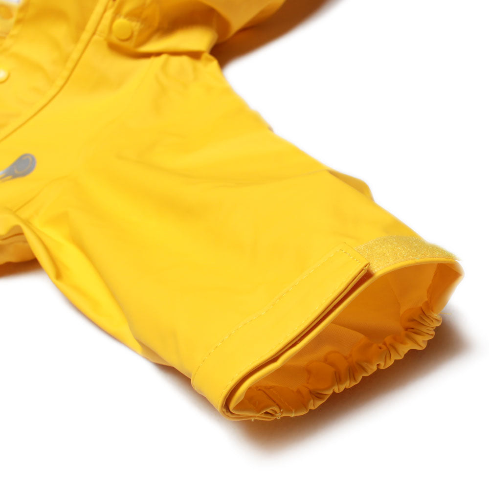 Regenjacke Ärmelbund in Gelb