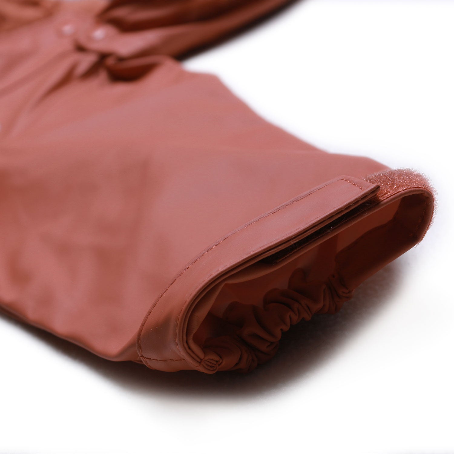 Ärmel Regenjacke in Rostrot