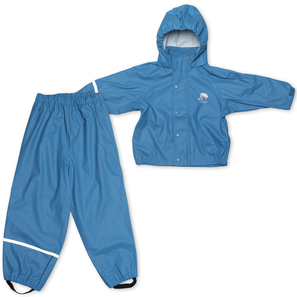 Regenjacke in Himmelblau