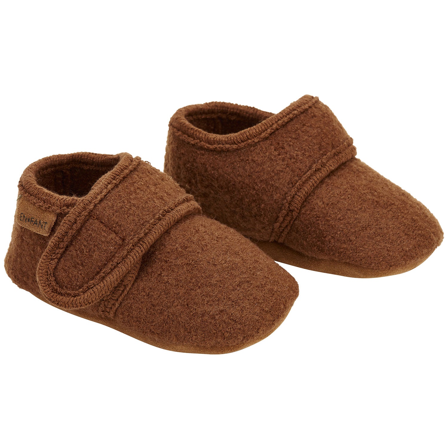 Braune Baby Hausschuhe