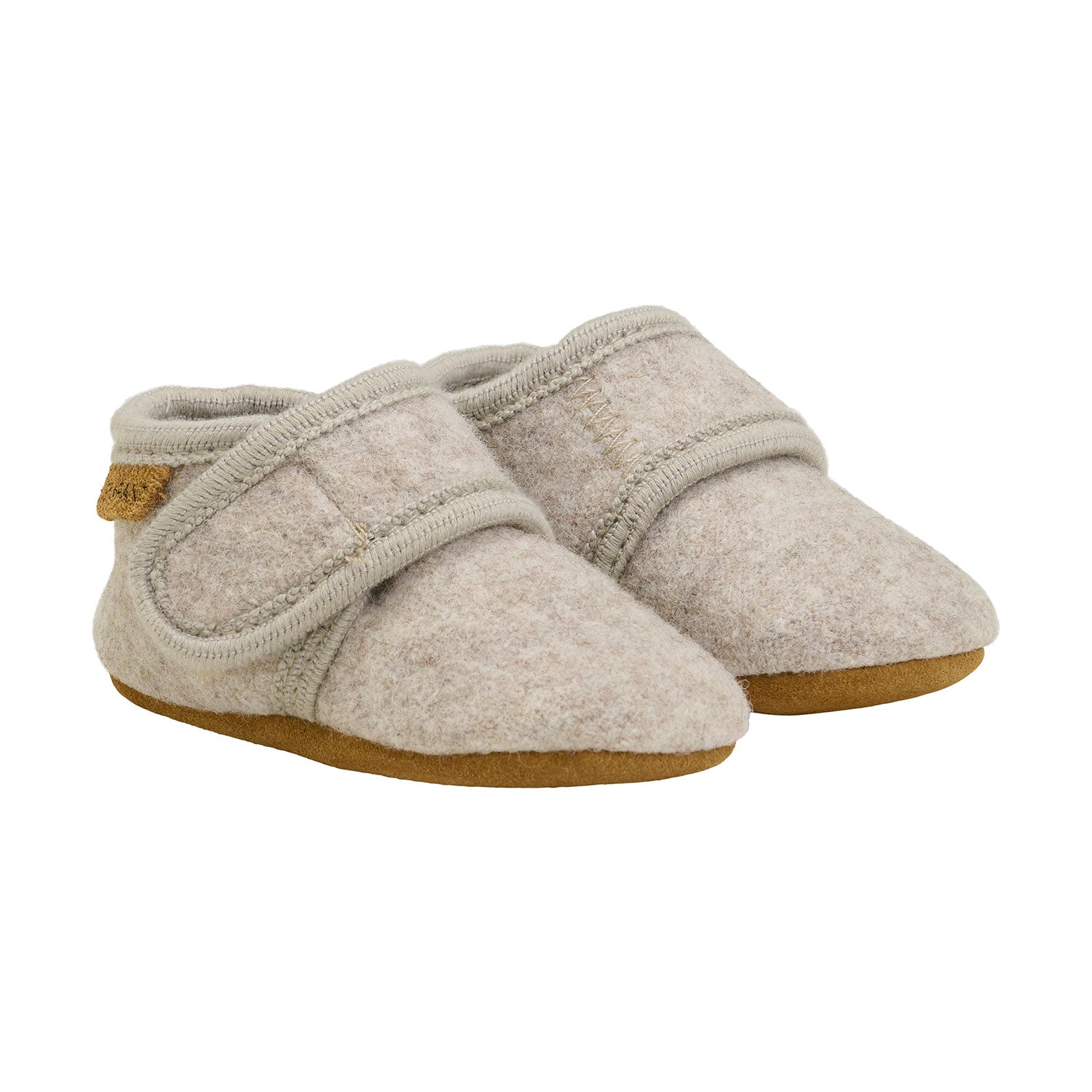 Beige Baby Hausschuhe