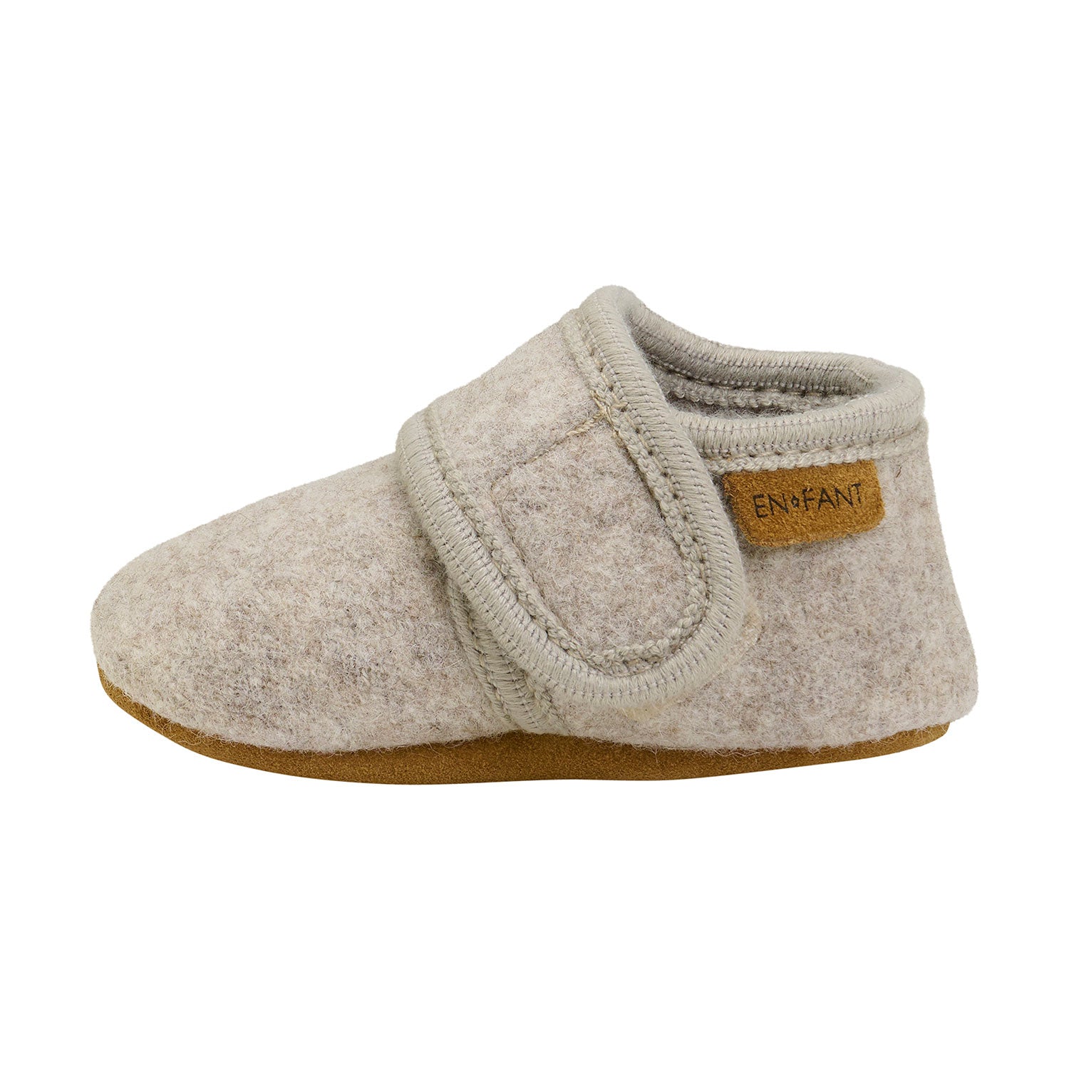 Beige Baby Hausschuhe