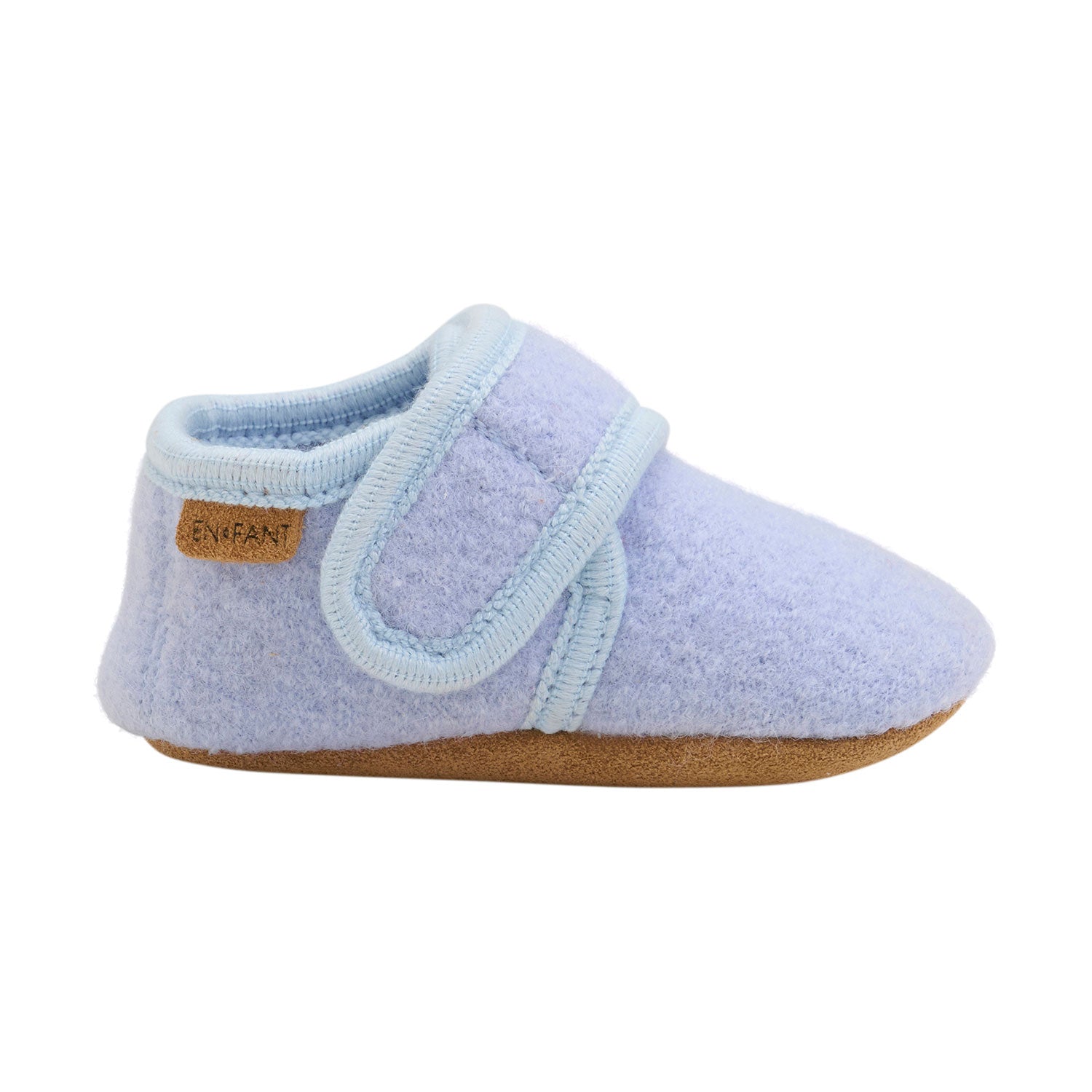 Hellblaue Baby Hausschuhe