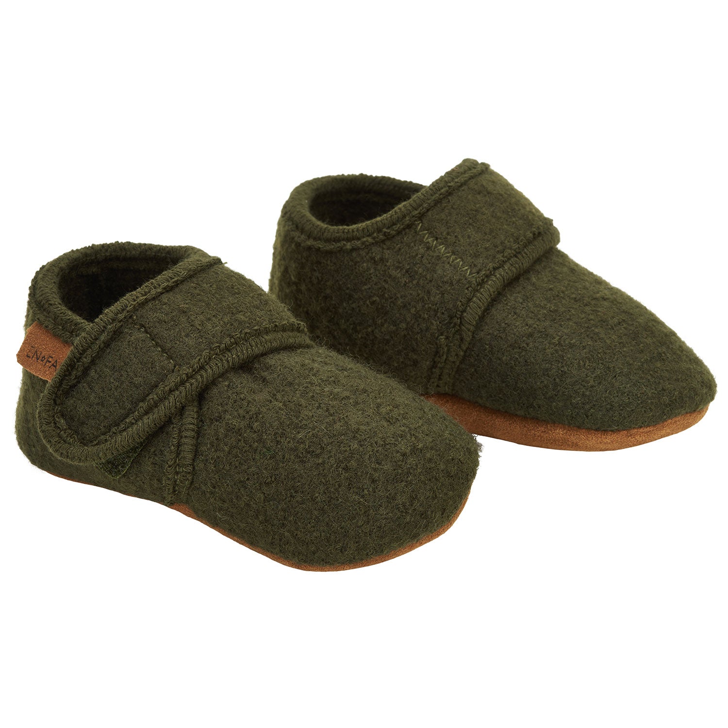 Grüne Baby Hausschuhe