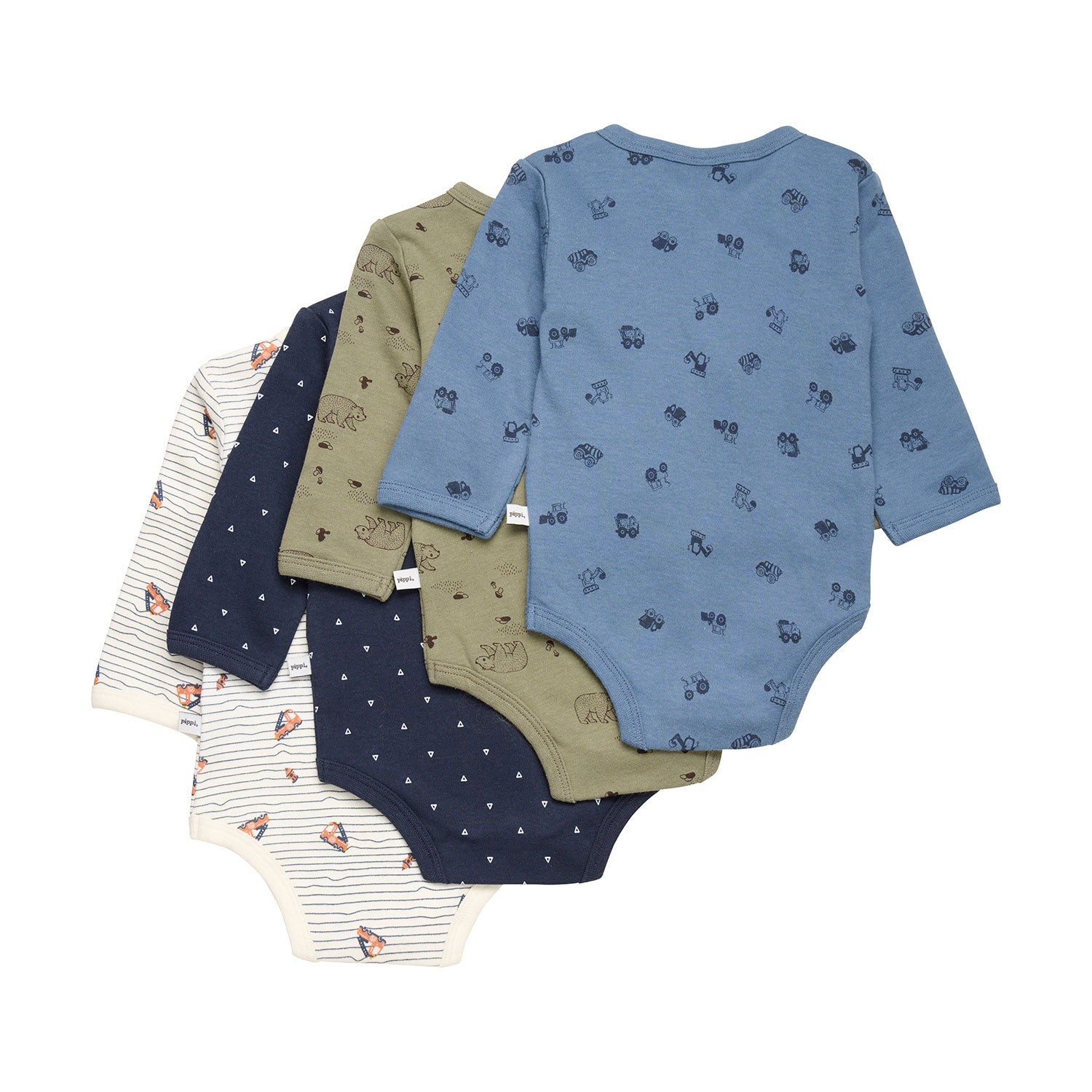 4er-Set: Wickel-Bodies Døkkeby Gr.80 SALE