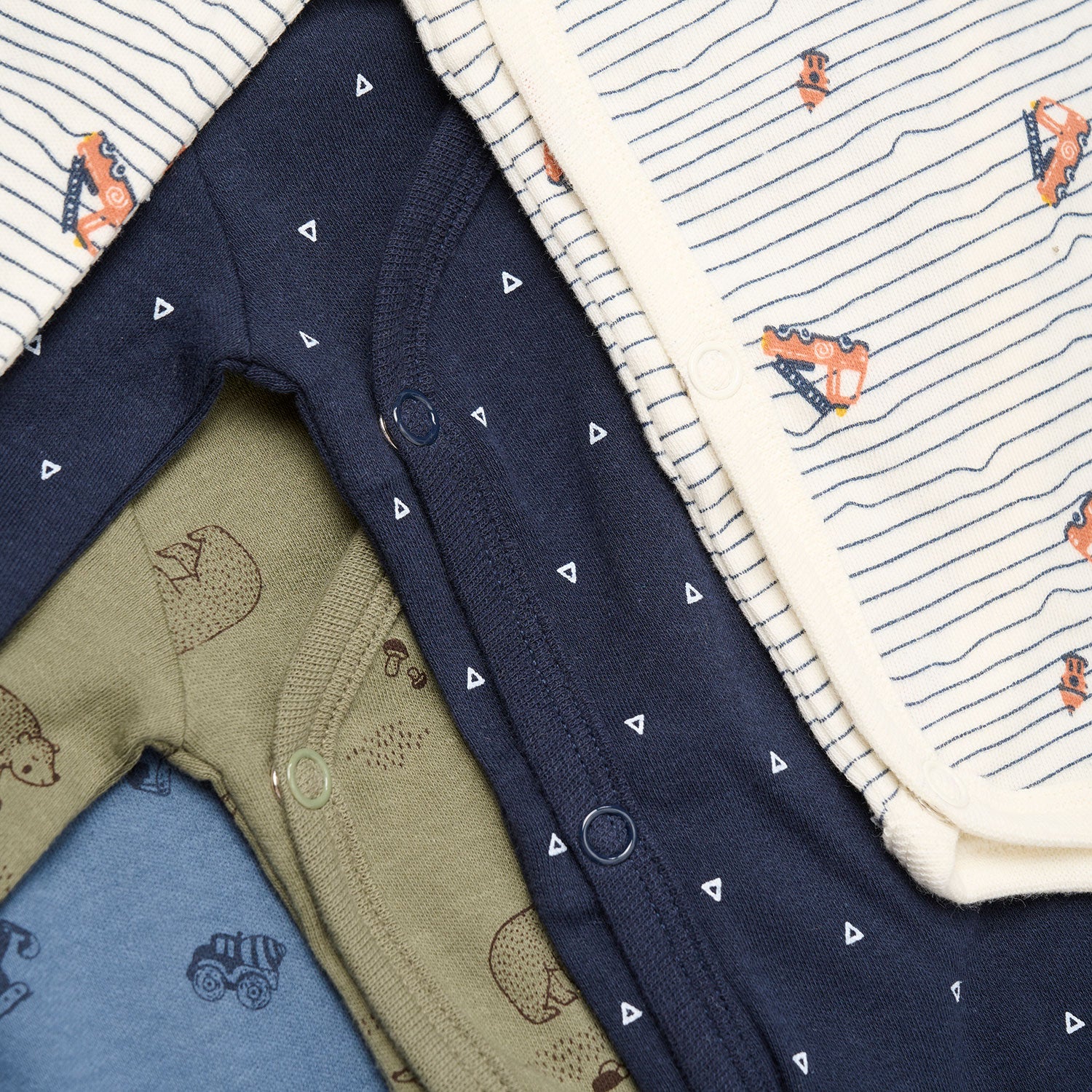 4er-Set: Wickel-Bodies Døkkeby Gr.80 SALE